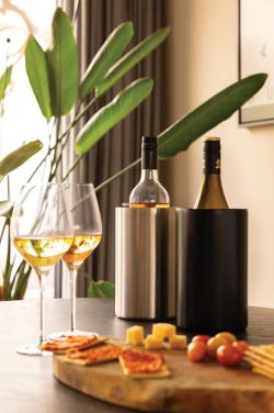 Logo trade corporate gifts image of: Vino RCS certified recycled stainless steel wine bucket