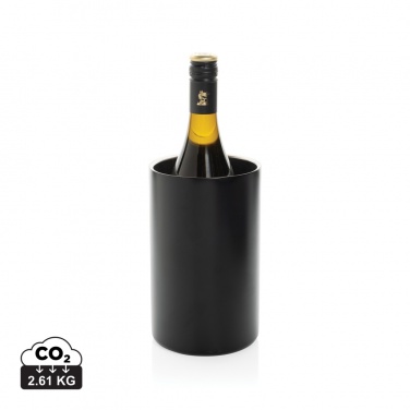 Logo trade corporate gifts picture of: Vino RCS certified recycled stainless steel wine bucket