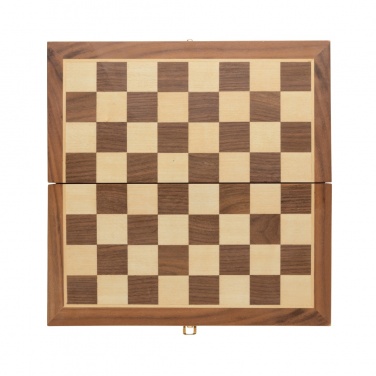 Logotrade promotional giveaways photo of: Luxury wooden foldable chess set