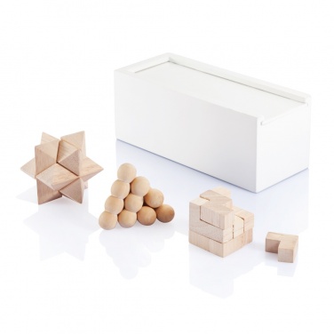 Logo trade promotional product photo of: 3 pcs brain teaser set