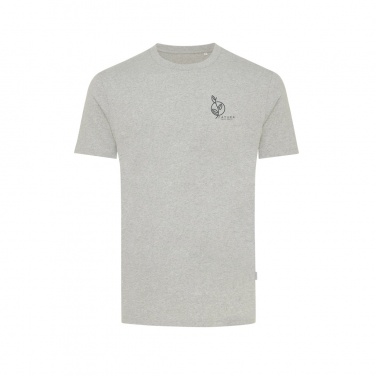 Logo trade promotional merchandise image of: Iqoniq Manuel recycled cotton t-shirt undyed