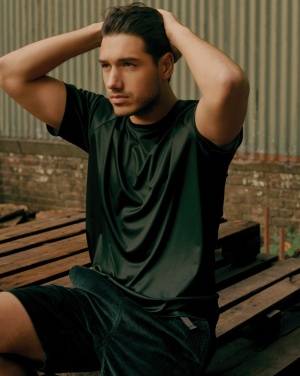 Logo trade corporate gift photo of: Iqoniq Tikal recycled polyester quick dry sport t-shirt