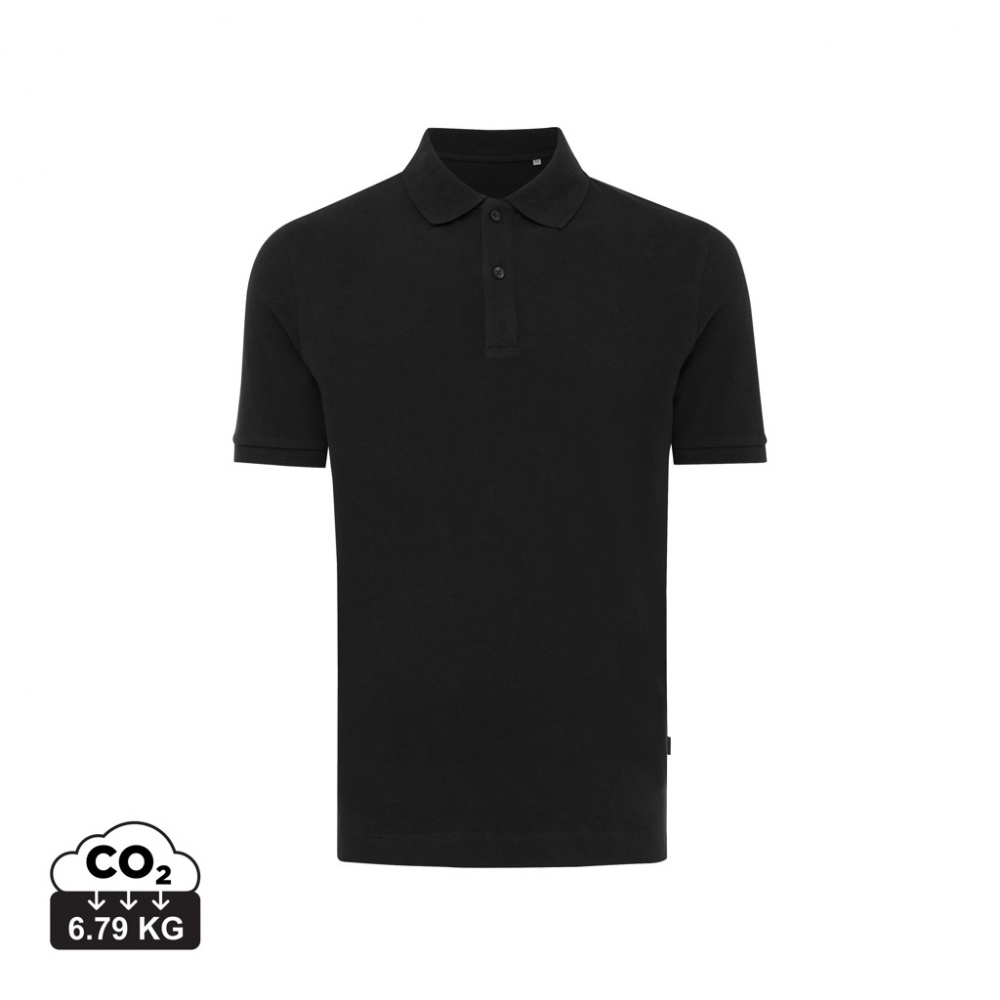 Logo trade business gift photo of: Iqoniq Yosemite recycled cotton pique polo