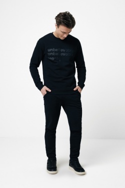 Logo trade promotional gift photo of: Iqoniq Zion recycled cotton crew neck