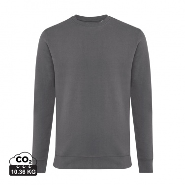 Logo trade promotional merchandise image of: Iqoniq Zion recycled cotton crew neck