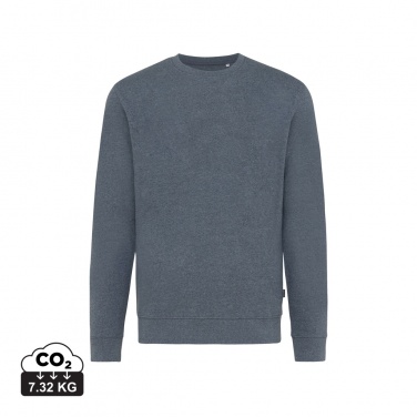 Logo trade promotional items image of: Iqoniq Denali recycled cotton crew neck undyed