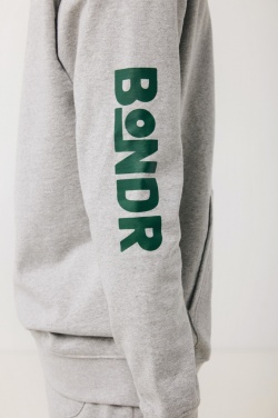 Logo trade promotional products image of: Iqoniq Torres recycled cotton hoodie undyed