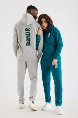 Logo trade promotional items image of: Iqoniq Torres recycled cotton hoodie undyed
