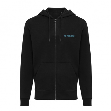 Logo trade promotional giveaways picture of: Iqoniq Abisko recycled cotton zip through hoodie