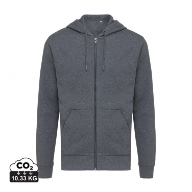 Logo trade promotional items picture of: Iqoniq Abisko recycled cotton zip through hoodie