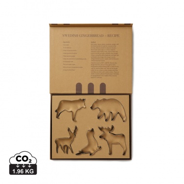 Logo trade promotional giveaways image of: VINGA Nordic big 5 cookie cutter 5-piece set