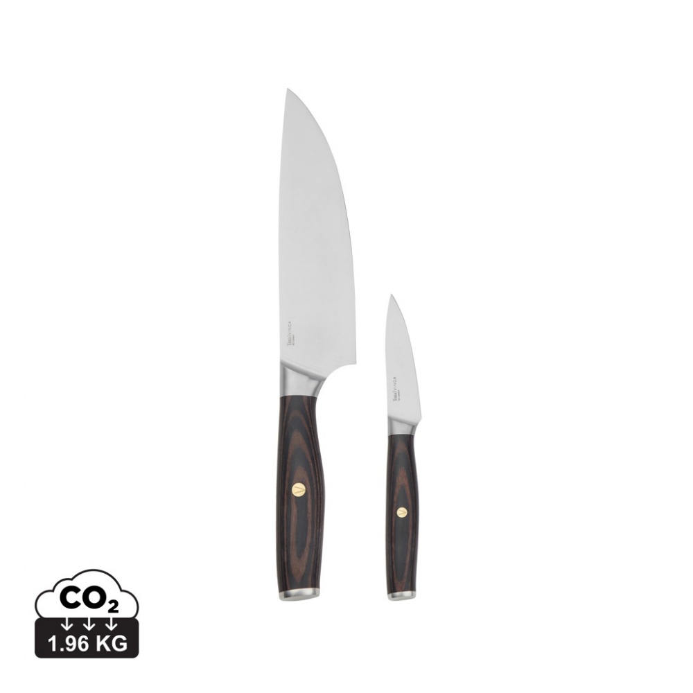 Logo trade business gifts image of: VINGA Tara RCS recycled steel chef's set
