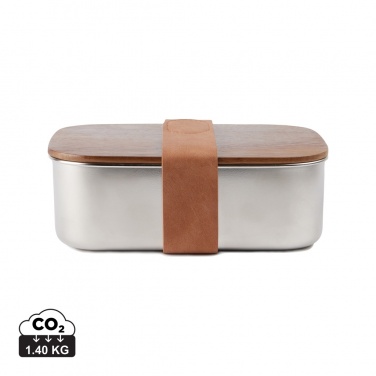 Logo trade business gifts image of: VINGA Ciro RCS recycled steel lunch box