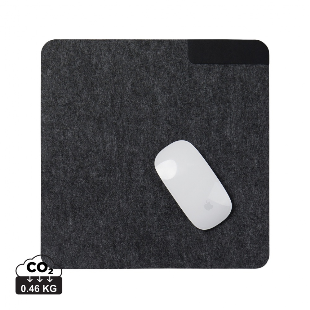 Logotrade corporate gift image of: VINGA Albon GRS recycled felt mouse pad