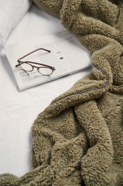 Logotrade promotional gift image of: VINGA Maine GRS recycled double pile blanket