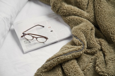 Logo trade promotional item photo of: VINGA Maine GRS recycled double pile blanket
