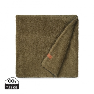Logo trade business gift photo of: VINGA Maine GRS recycled double pile blanket