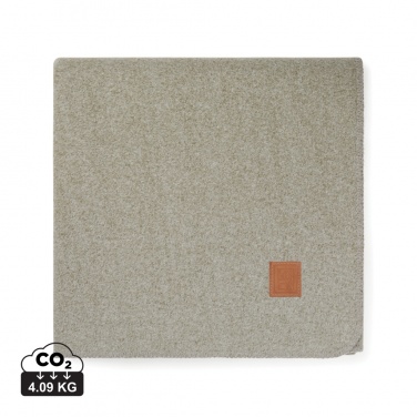 Logo trade corporate gifts image of: VINGA Moulton GRS RPET blanket