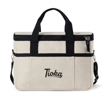 Logo trade business gifts image of: VINGA Volonne AWARE™ recycled canvas cooler basket
