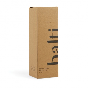 Logo trade promotional merchandise image of: VINGA Balti RCS recycled pet bottle 600 ML
