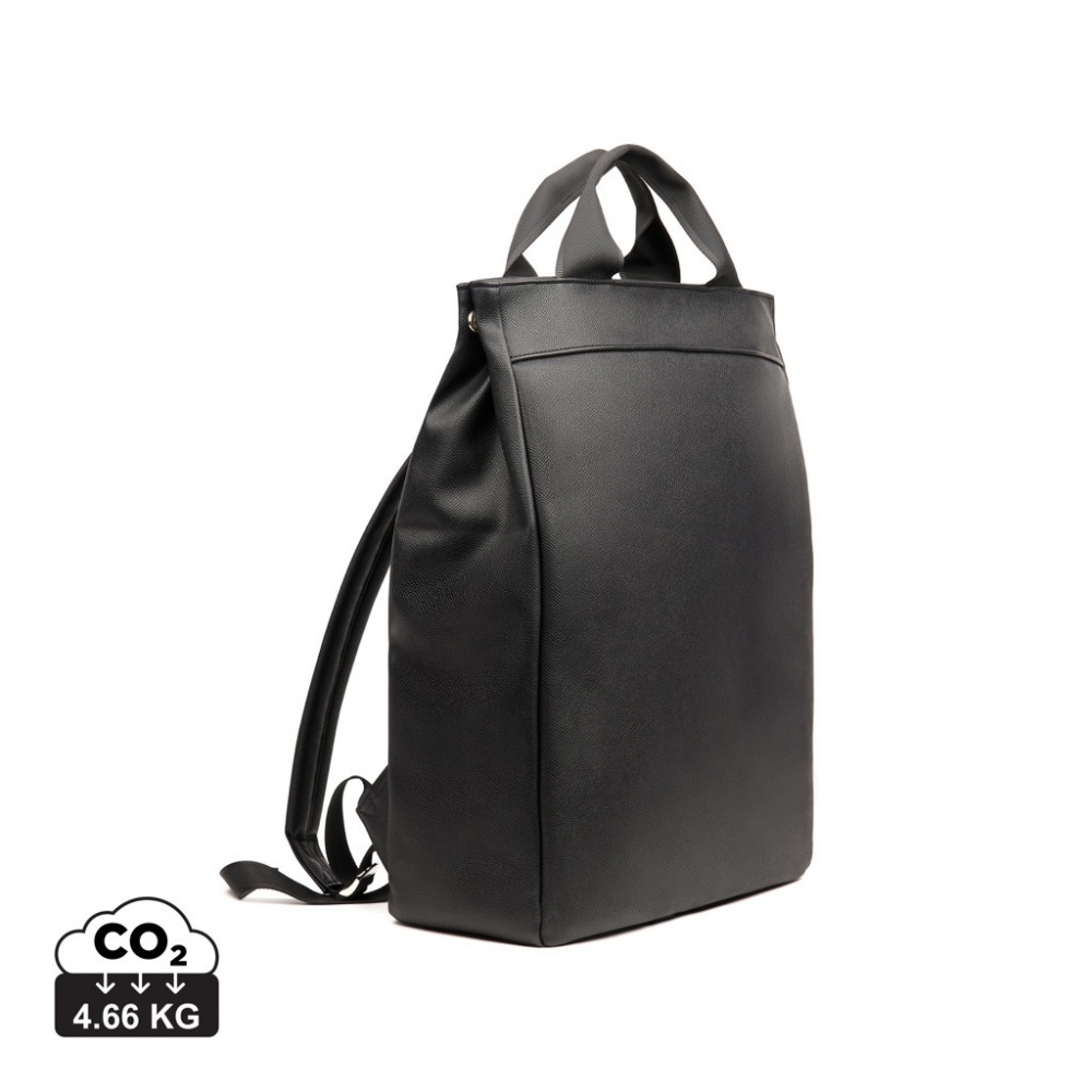 Logotrade promotional product image of: VINGA Bermond RCS recycled PU backpack