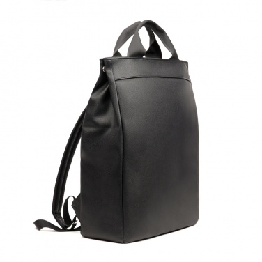 Logo trade promotional giveaways image of: VINGA Bermond RCS recycled PU backpack
