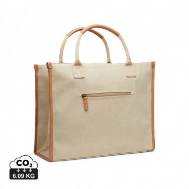 Logo trade promotional product photo of: VINGA Bosler RCS recycled canvas office tote