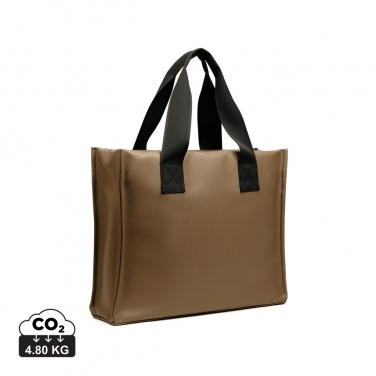 Logo trade business gifts image of: VINGA Bermond RCS recycled PU tote bag