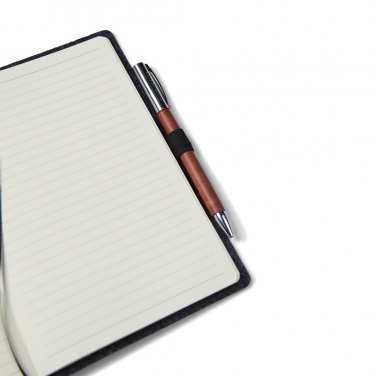 Logo trade promotional gifts picture of: VINGA Albon GRS recycled felt notebook