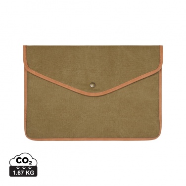Logotrade promotional merchandise picture of: VINGA Bosler GRS recycled canvas 14" laptop sleeve
