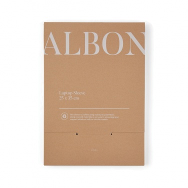 Logo trade promotional giveaways image of: VINGA Albon GRS recycled felt 15" laptop sleeve