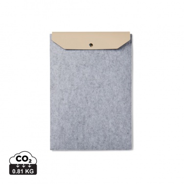 Logotrade promotional merchandise photo of: VINGA Albon GRS recycled felt 15" laptop sleeve