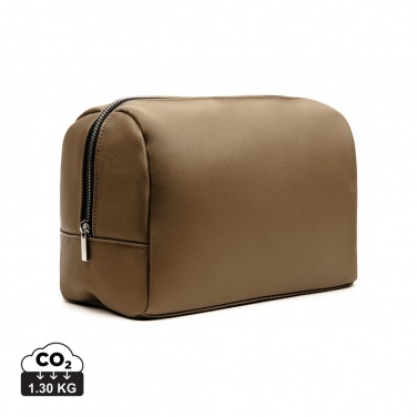 Logo trade advertising product photo of: VINGA Bermond RCS recycled PU toiletry bag