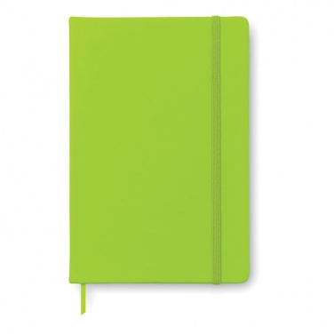 Logo trade promotional merchandise picture of: A5 notebook 96 plain sheets