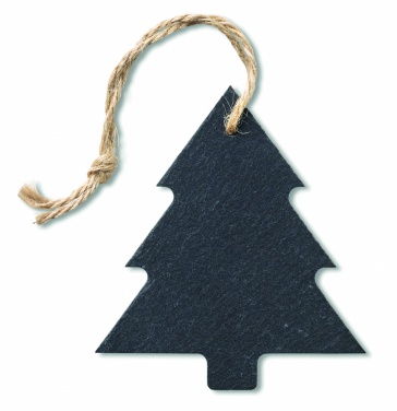 Logotrade promotional merchandise image of: Slate xmas hanger tree