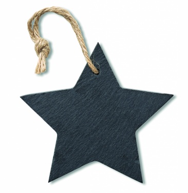 Logotrade advertising product picture of: Slate xmas hanger star