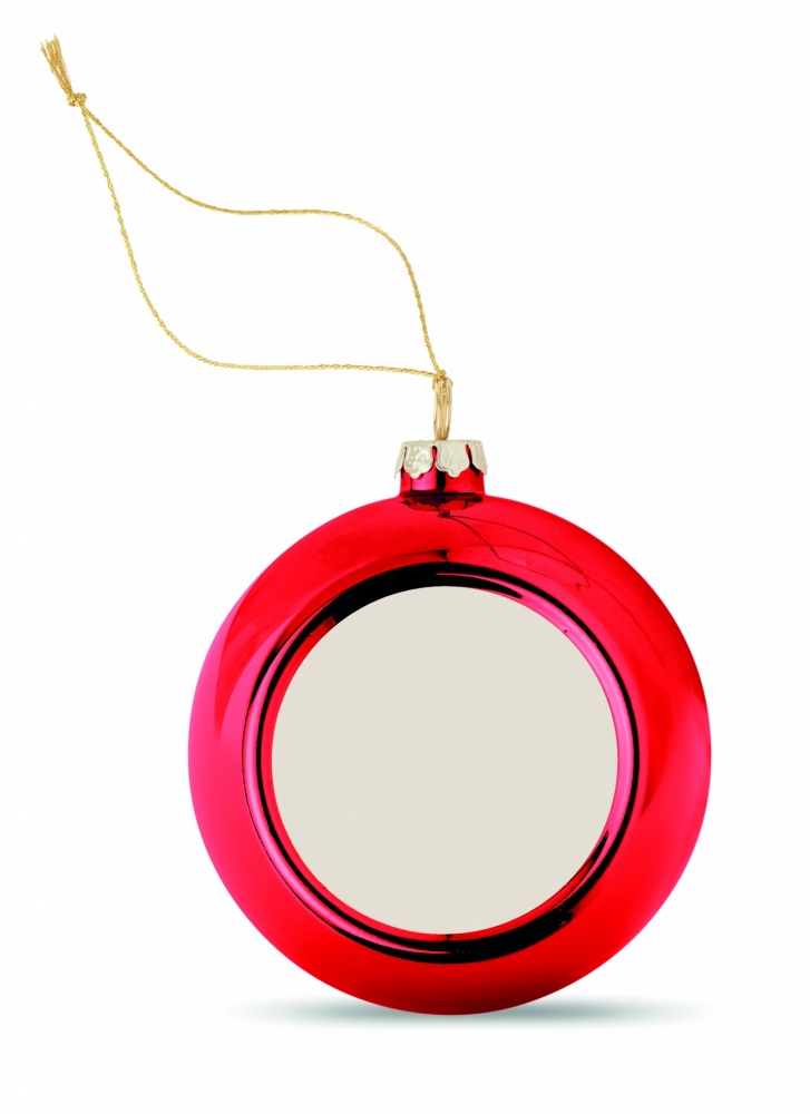 Logo trade promotional gifts image of: Christmas ball for sublimation