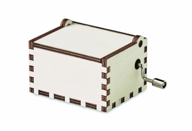 Logo trade promotional giveaways picture of: Wooden Christmas music box