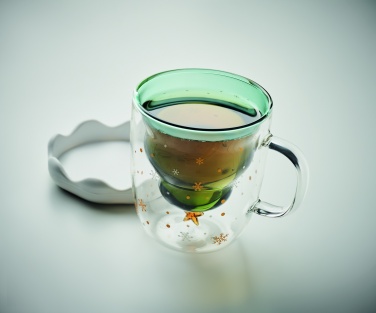 Logo trade promotional merchandise picture of: Double wall borosilicate mug