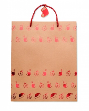 Logotrade promotional gift image of: Gift paper bag with pattern