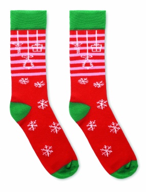 Logo trade promotional gifts picture of: Pair of Christmas socks L