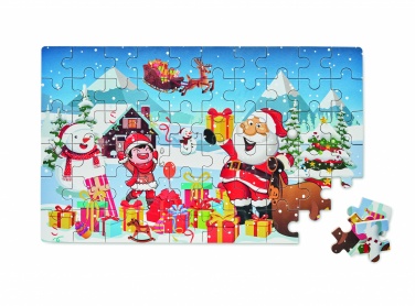 Logotrade promotional merchandise image of: Wooden Christmas puzzle