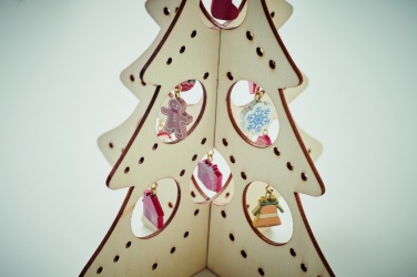 Logo trade promotional products picture of: Wooden Xmas tree decoration