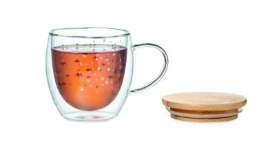 Logo trade promotional merchandise photo of: Double wall borosilicate mug