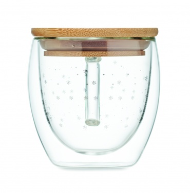 Logo trade corporate gifts picture of: Double wall borosilicate mug