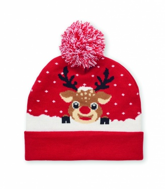 Logo trade promotional giveaway photo of: Christmas knitted beanie