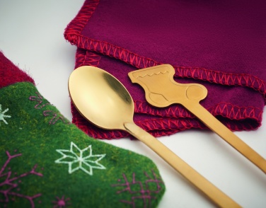 Logo trade promotional merchandise picture of: Christmas dessert cutlery set