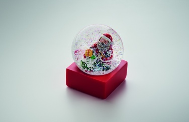 Logo trade promotional giveaways image of: Snow ball glass ornament