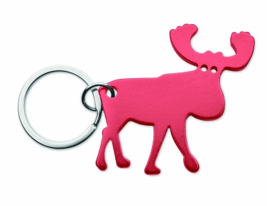 Logo trade promotional products image of: Recycled aluminium key ring Pori