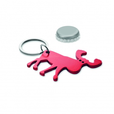 Logotrade promotional product picture of: Recycled aluminium key ring Pori